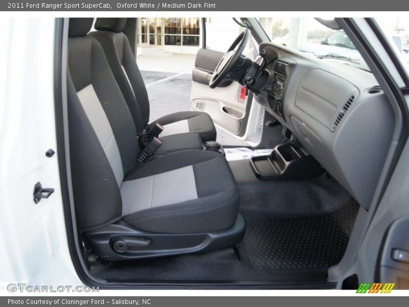 Oxford White / Medium Dark Flint 2011 Ford Ranger Sport SuperCab