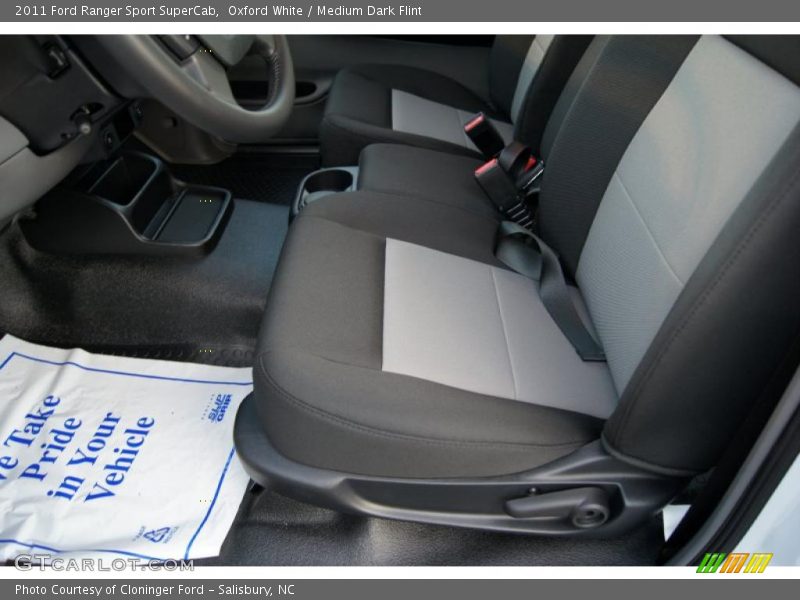  2011 Ranger Sport SuperCab Medium Dark Flint Interior