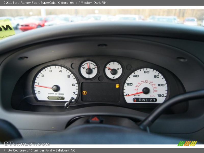  2011 Ranger Sport SuperCab Sport SuperCab Gauges