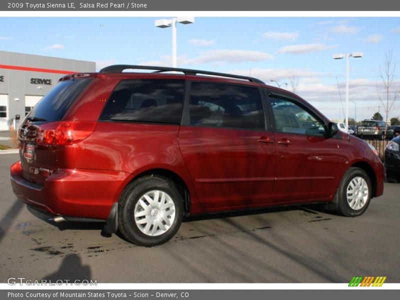 Salsa Red Pearl / Stone 2009 Toyota Sienna LE