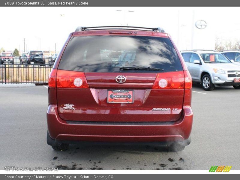 Salsa Red Pearl / Stone 2009 Toyota Sienna LE