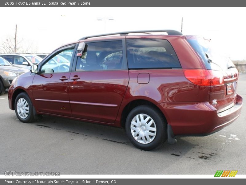 Salsa Red Pearl / Stone 2009 Toyota Sienna LE