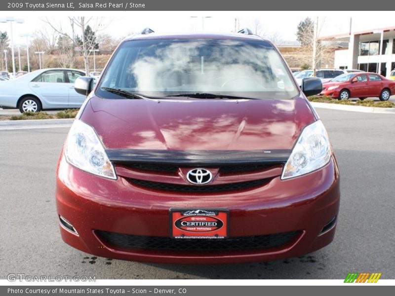 Salsa Red Pearl / Stone 2009 Toyota Sienna LE