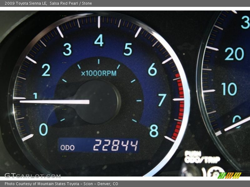 Salsa Red Pearl / Stone 2009 Toyota Sienna LE