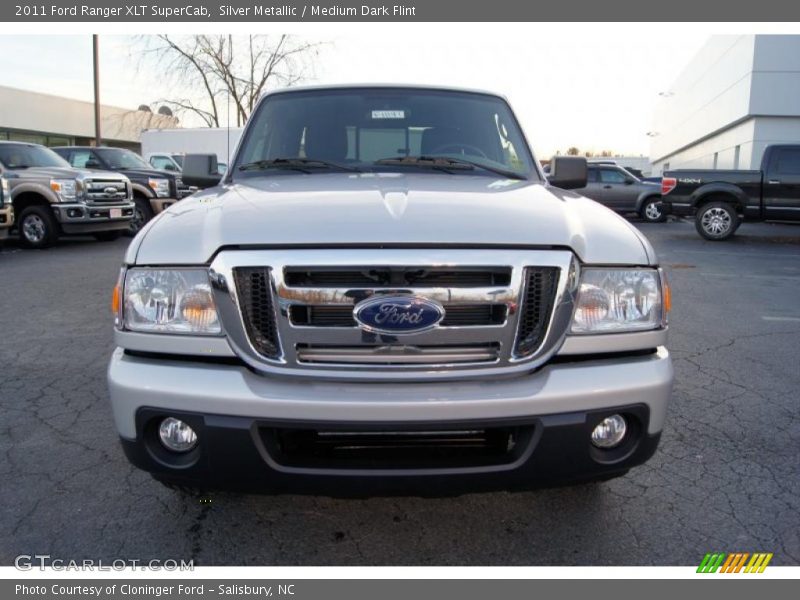 Silver Metallic / Medium Dark Flint 2011 Ford Ranger XLT SuperCab