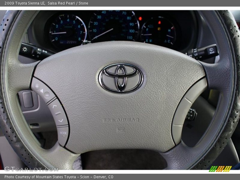 Salsa Red Pearl / Stone 2009 Toyota Sienna LE