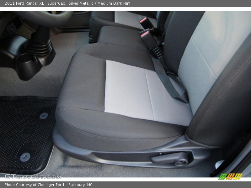 Silver Metallic / Medium Dark Flint 2011 Ford Ranger XLT SuperCab