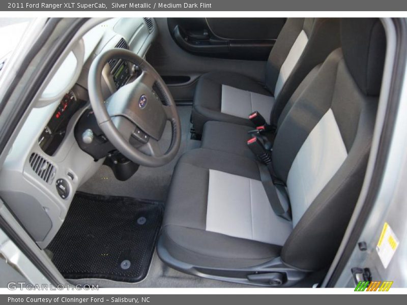  2011 Ranger XLT SuperCab Medium Dark Flint Interior