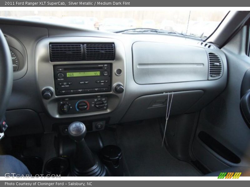 Silver Metallic / Medium Dark Flint 2011 Ford Ranger XLT SuperCab