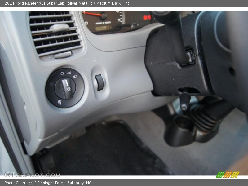 Silver Metallic / Medium Dark Flint 2011 Ford Ranger XLT SuperCab