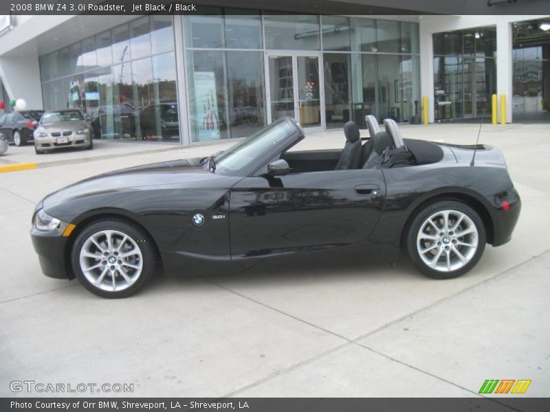Jet Black / Black 2008 BMW Z4 3.0i Roadster