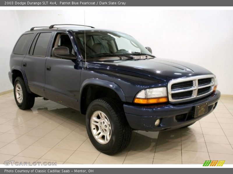 Patriot Blue Pearlcoat / Dark Slate Gray 2003 Dodge Durango SLT 4x4