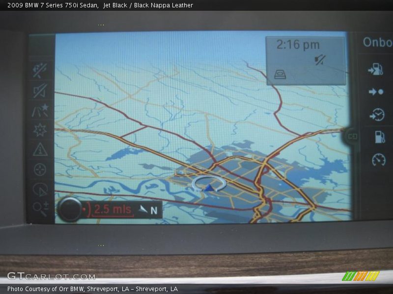Navigation of 2009 7 Series 750i Sedan