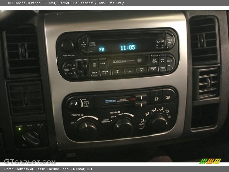 Controls of 2003 Durango SLT 4x4