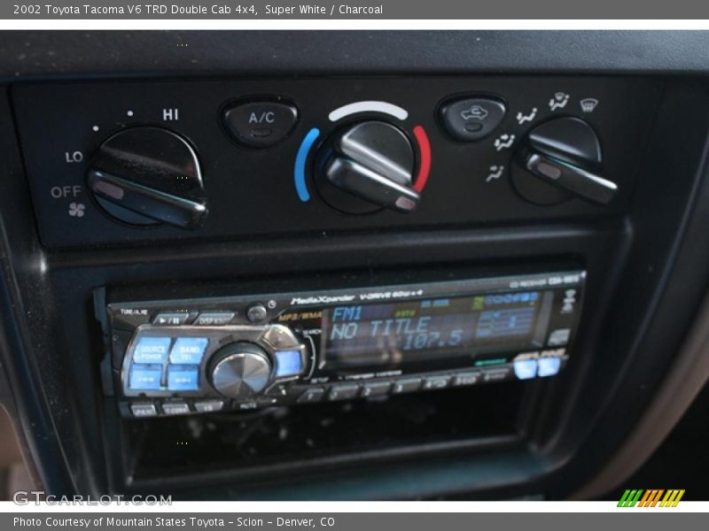 Super White / Charcoal 2002 Toyota Tacoma V6 TRD Double Cab 4x4