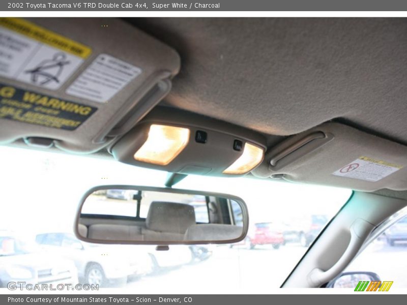 Super White / Charcoal 2002 Toyota Tacoma V6 TRD Double Cab 4x4