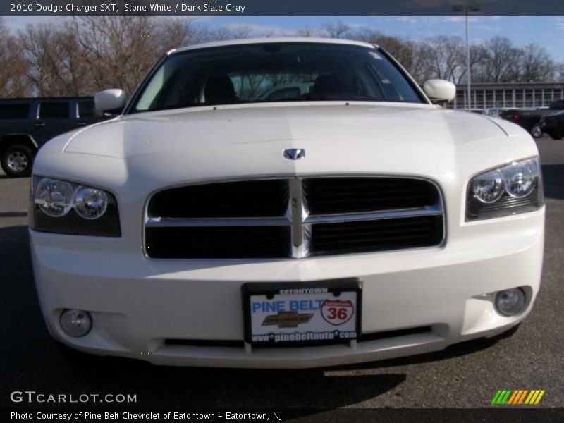Stone White / Dark Slate Gray 2010 Dodge Charger SXT