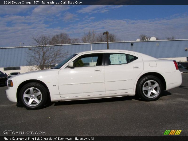 Stone White / Dark Slate Gray 2010 Dodge Charger SXT