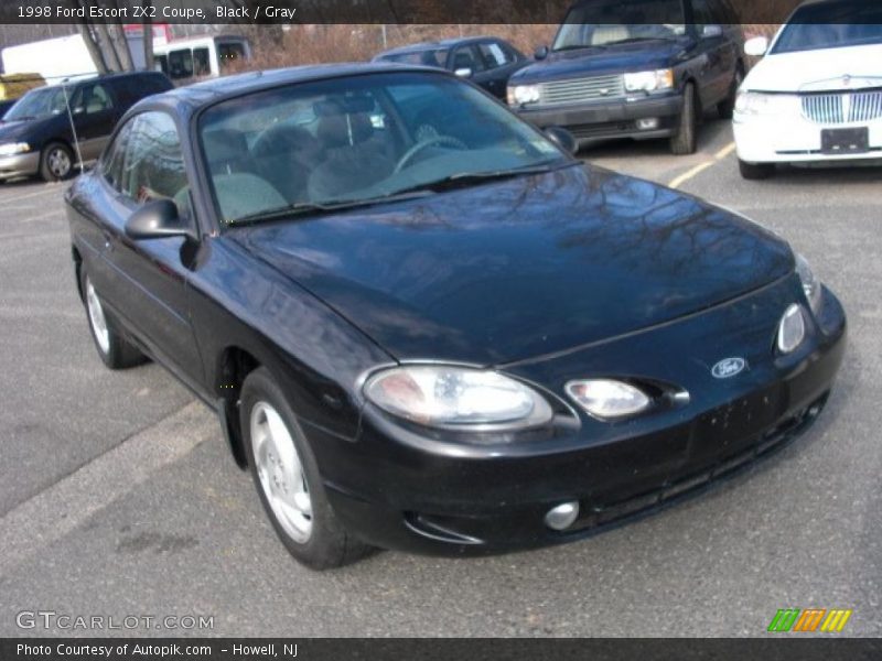 Black / Gray 1998 Ford Escort ZX2 Coupe