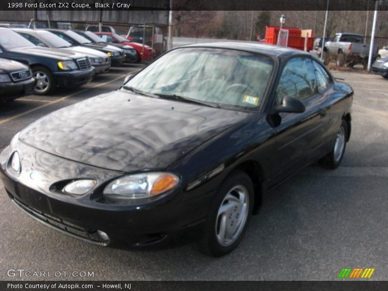 Black / Gray 1998 Ford Escort ZX2 Coupe