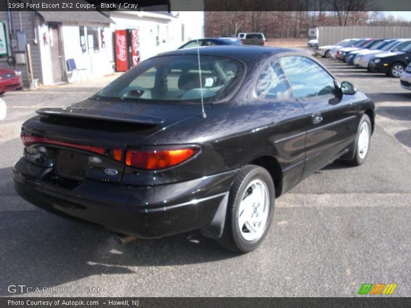 Black / Gray 1998 Ford Escort ZX2 Coupe