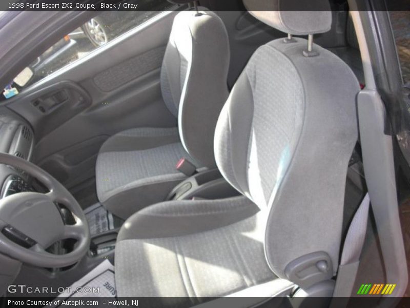 Black / Gray 1998 Ford Escort ZX2 Coupe