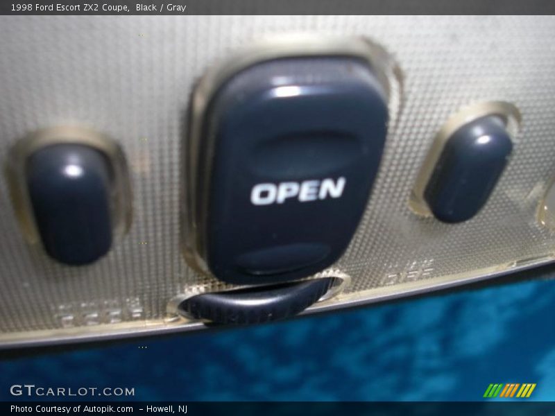 Black / Gray 1998 Ford Escort ZX2 Coupe
