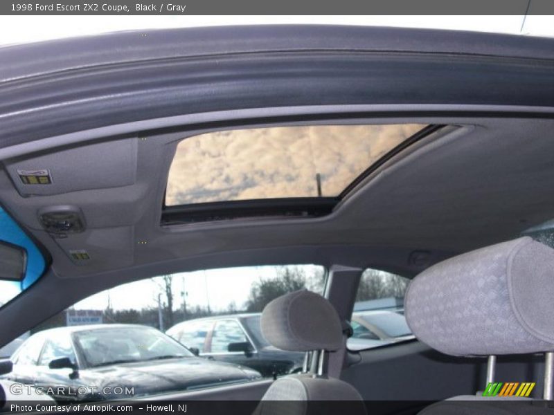 Black / Gray 1998 Ford Escort ZX2 Coupe