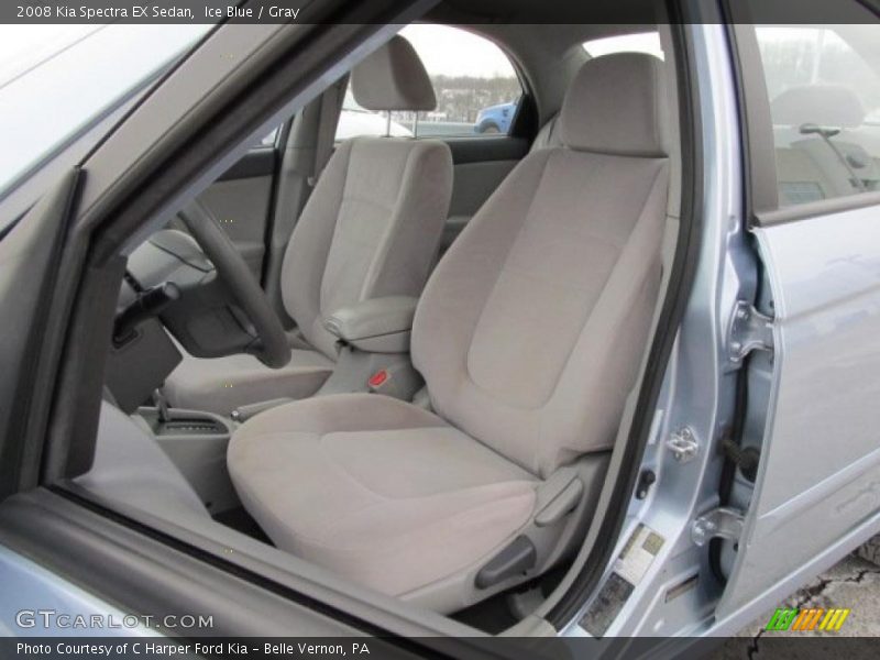 Ice Blue / Gray 2008 Kia Spectra EX Sedan