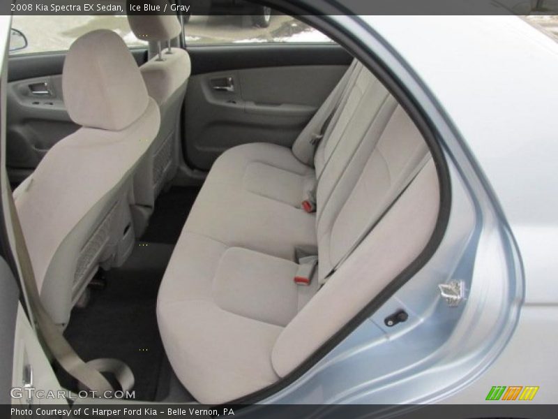 Ice Blue / Gray 2008 Kia Spectra EX Sedan