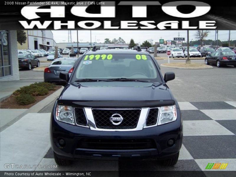 Majestic Blue / Cafe Latte 2008 Nissan Pathfinder SE 4x4