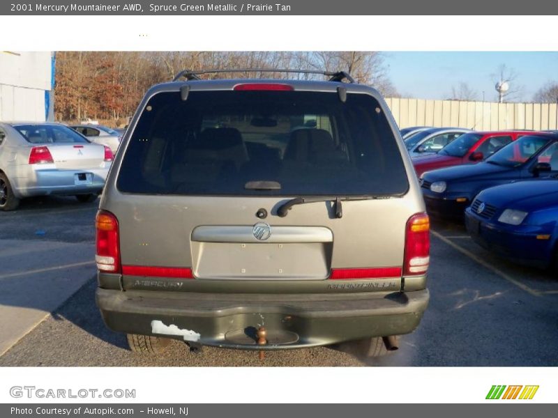 Spruce Green Metallic / Prairie Tan 2001 Mercury Mountaineer AWD