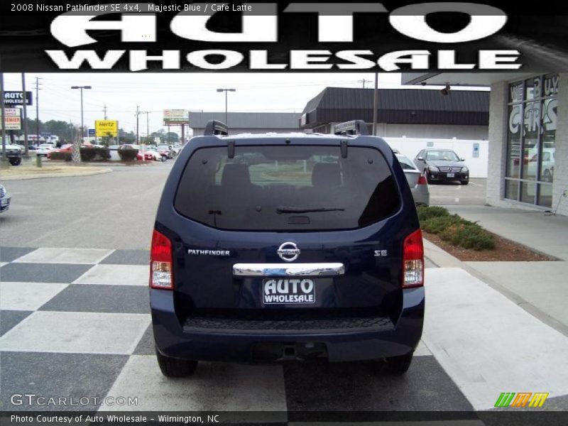 Majestic Blue / Cafe Latte 2008 Nissan Pathfinder SE 4x4