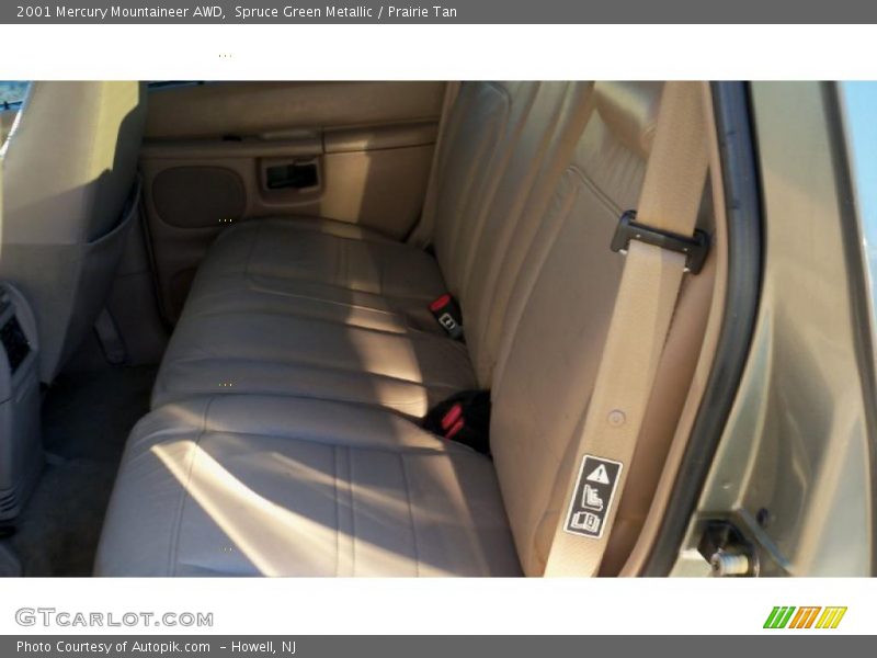 Spruce Green Metallic / Prairie Tan 2001 Mercury Mountaineer AWD