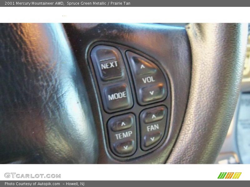 Spruce Green Metallic / Prairie Tan 2001 Mercury Mountaineer AWD