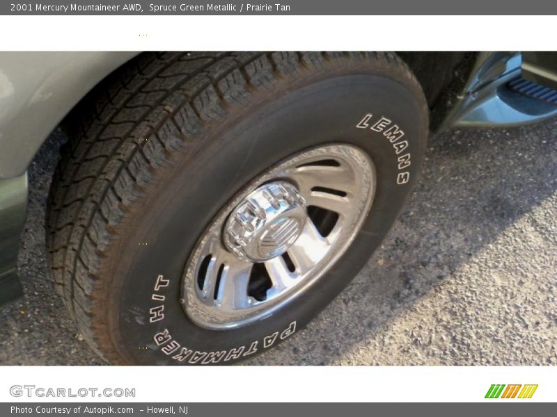Spruce Green Metallic / Prairie Tan 2001 Mercury Mountaineer AWD