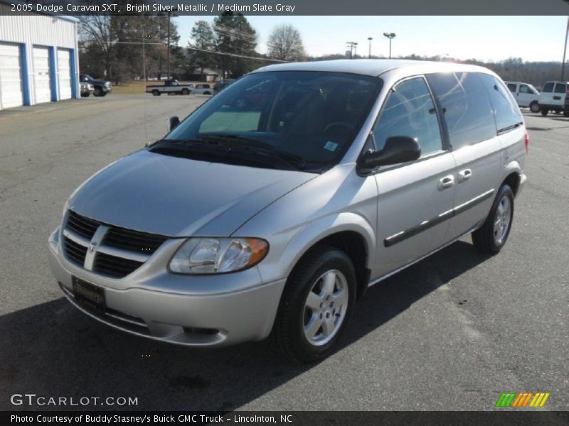 Bright Silver Metallic / Medium Slate Gray 2005 Dodge Caravan SXT