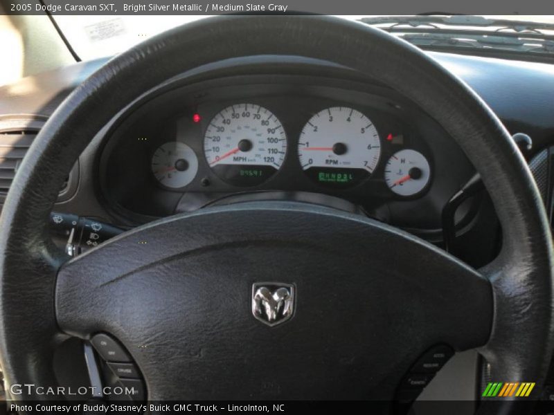 Bright Silver Metallic / Medium Slate Gray 2005 Dodge Caravan SXT