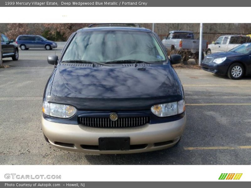 Deep Wedgewood Blue Metallic / Portland Grey 1999 Mercury Villager Estate