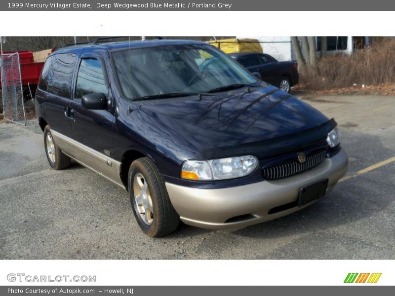 Deep Wedgewood Blue Metallic / Portland Grey 1999 Mercury Villager Estate