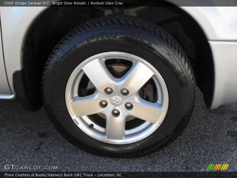 Bright Silver Metallic / Medium Slate Gray 2005 Dodge Caravan SXT