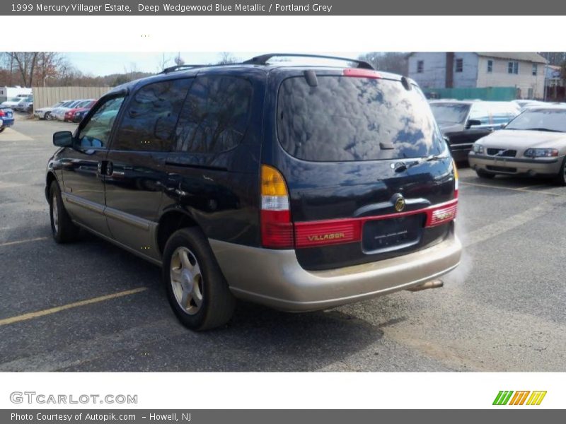 Deep Wedgewood Blue Metallic / Portland Grey 1999 Mercury Villager Estate