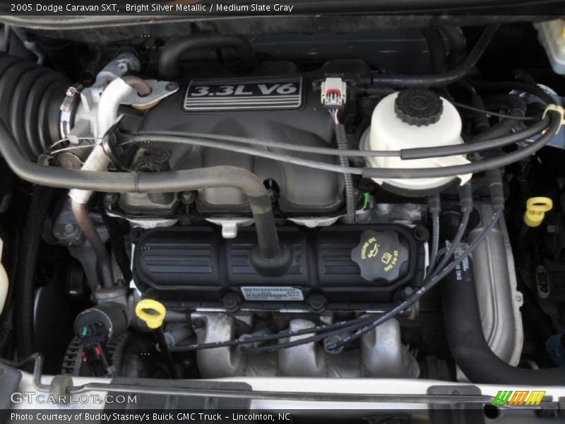 Bright Silver Metallic / Medium Slate Gray 2005 Dodge Caravan SXT