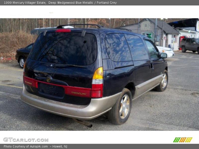 Deep Wedgewood Blue Metallic / Portland Grey 1999 Mercury Villager Estate