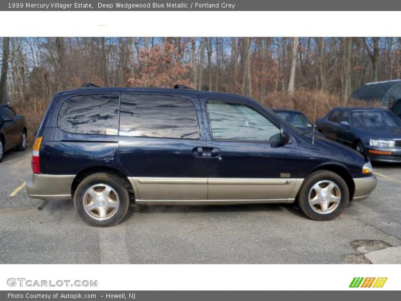 Deep Wedgewood Blue Metallic / Portland Grey 1999 Mercury Villager Estate