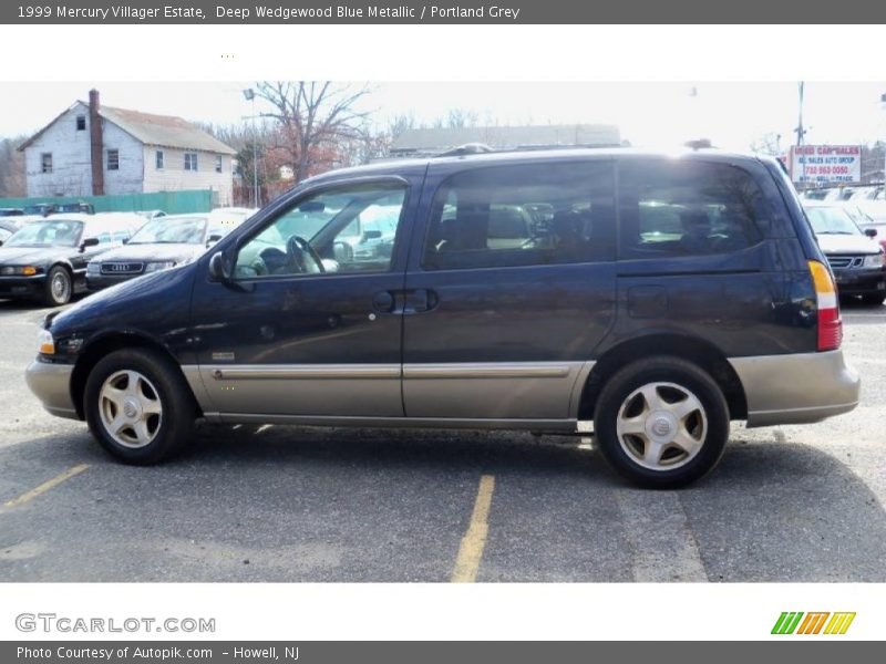 Deep Wedgewood Blue Metallic / Portland Grey 1999 Mercury Villager Estate