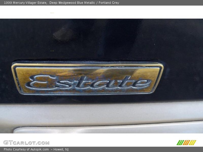 Deep Wedgewood Blue Metallic / Portland Grey 1999 Mercury Villager Estate