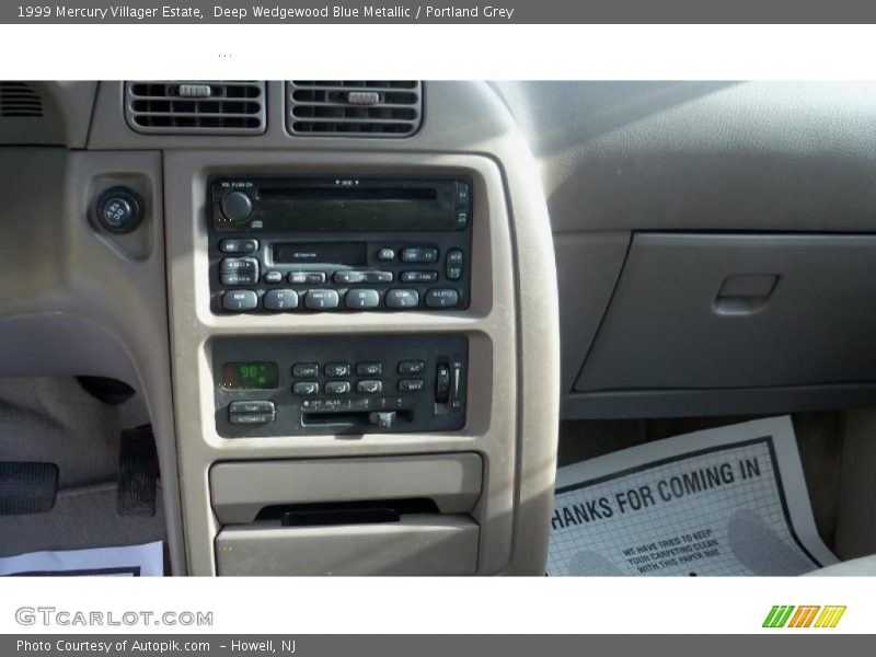 Deep Wedgewood Blue Metallic / Portland Grey 1999 Mercury Villager Estate