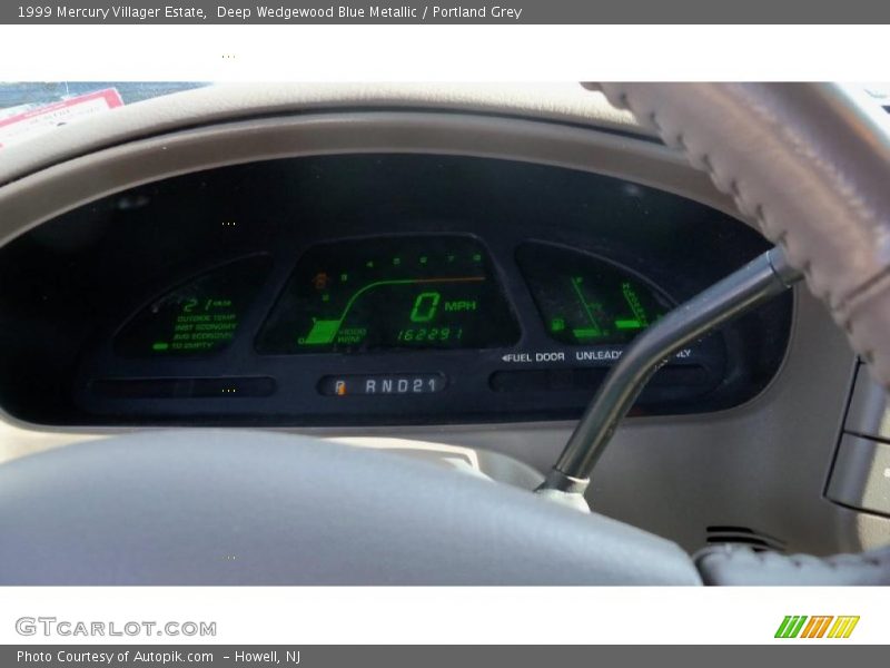 Deep Wedgewood Blue Metallic / Portland Grey 1999 Mercury Villager Estate