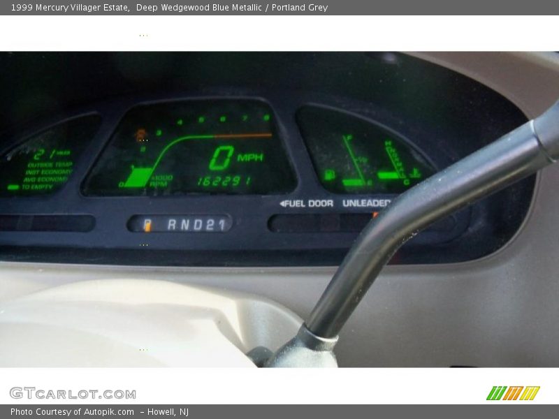 Deep Wedgewood Blue Metallic / Portland Grey 1999 Mercury Villager Estate